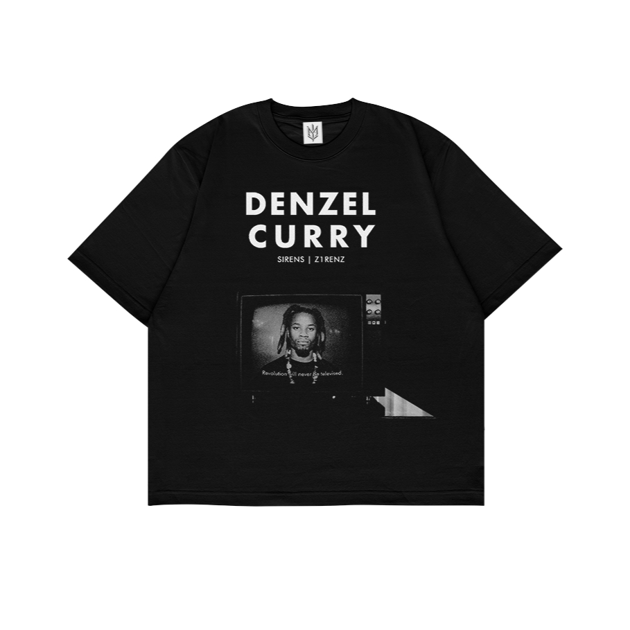 KAOS BAJU DENZEL CURRY | T-SHIRT OVERSIZE HITAM STYLE Y2K VINTAGE BOOTLEG GRUNGE | PRIA WANITA DEWAS