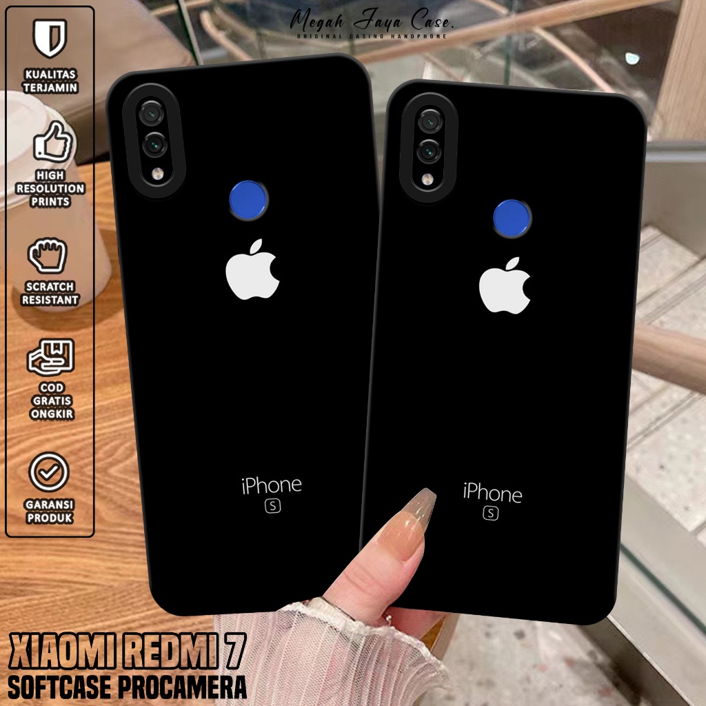 Case Xiaomi Redmi 7 - Casing Hp Xiaomi Redmi 7 Motif BRAND - Silikon Hp - Softcase Hp Redmi 7