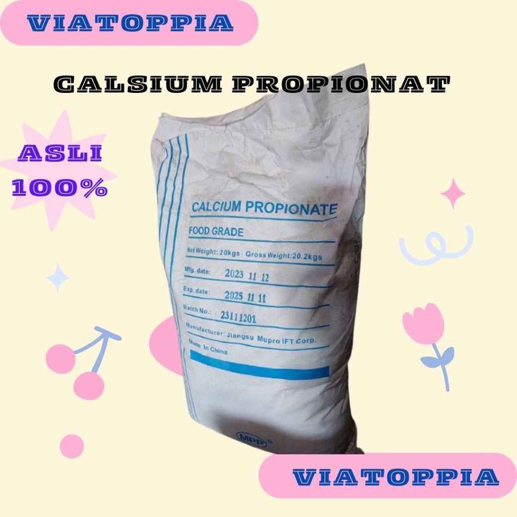 

CALCIUM PROPIONAT//KALSIUM PROPIONAT// 1 KG DAN 500 GRAM