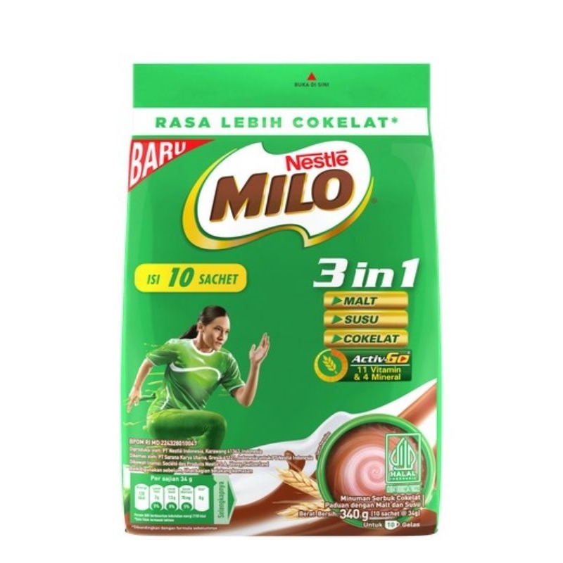 

Milo 3 in 1 Activ Go ( 10 x 34 gr )