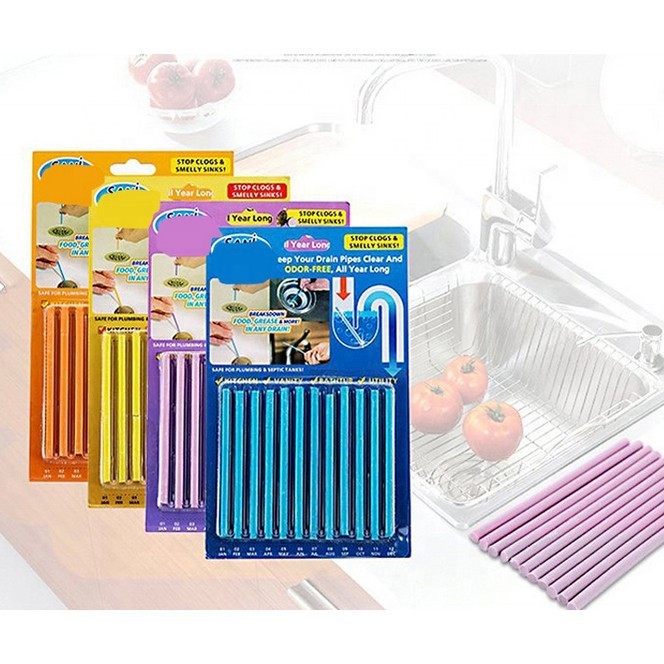 Sani Stick Pewangi Saluran Anti Mampet Sani Stick Toilet Mampet/Stik Pembersih Pipa Pembuangan/Stick