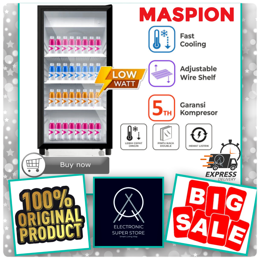 SHOWCASE MASPION UCHIDA USG168ND USG-168ND USG 168ND 168 SUPER COOLING SUPER LOW WATT MASPION UCHIDA