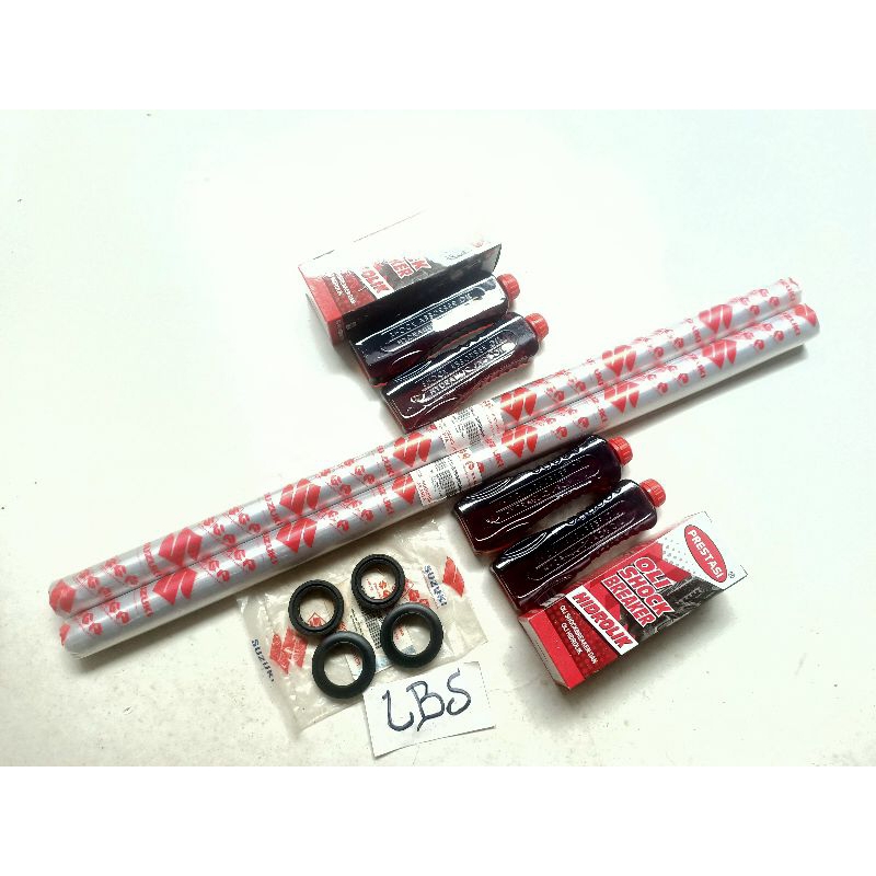 PAKET AS SHOCK OLI SHOCK SIL SOK SIL ABU AS SOK DEPAN SUZUKI SATRIA FU 150 NEW OLD LAMA BARU FU 150