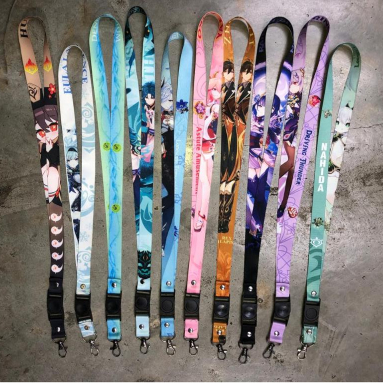 

Lanyard Genshin Impact Yae Miko Raiden Shogun Xiao Nahida Gantungan Gaming HuTao