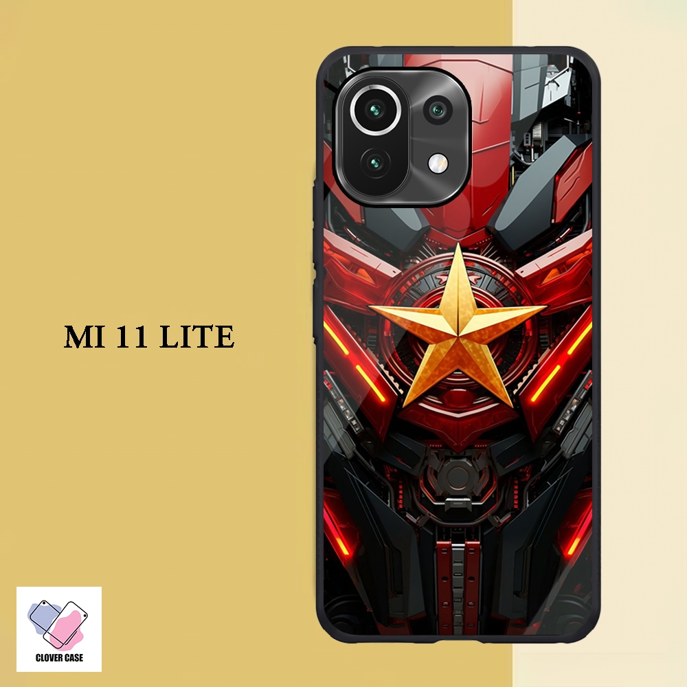 [TH86]  Case Glossy Case | MI 11 LITE | CASE KEKINIAN LUCU |  Casing Hp Kilau Motif ROG