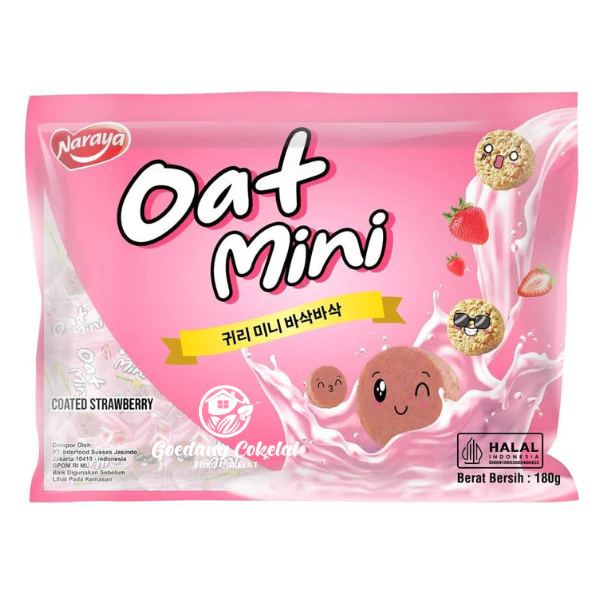 

Naraya Oat Mini Strawberry Bag 180g