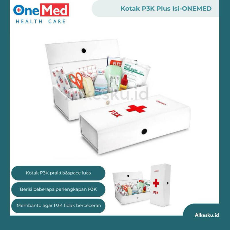 ALKESKU | ONEMED - Kotak P3K Isi Box Lengkap