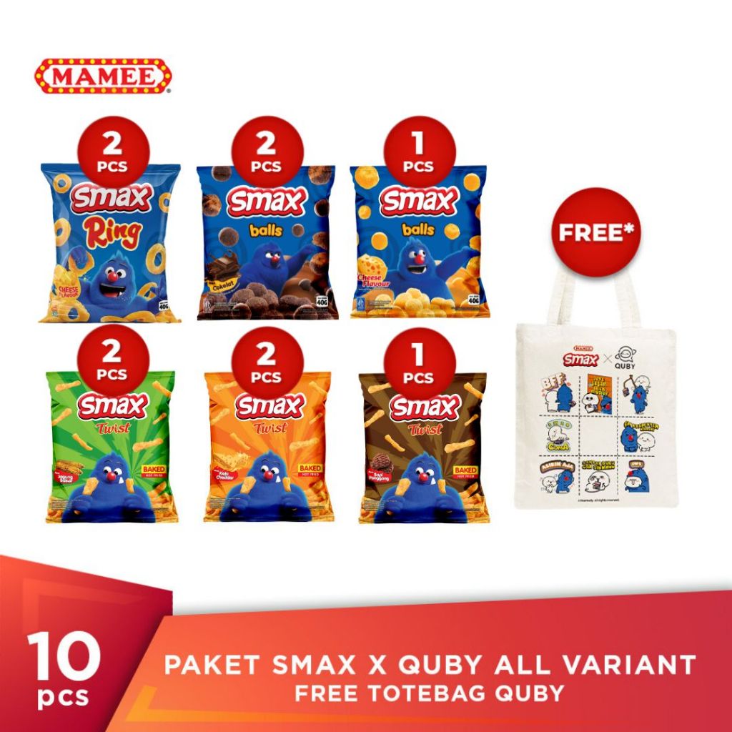 

Paket SMAX x Quby All Variant Free Totebag SMAX