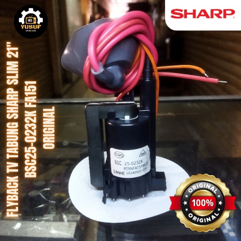 Flyback 0232K Playbeck FA 151  Sharp 21 inch slim BSC25-0232k FA151 ORIGINAL