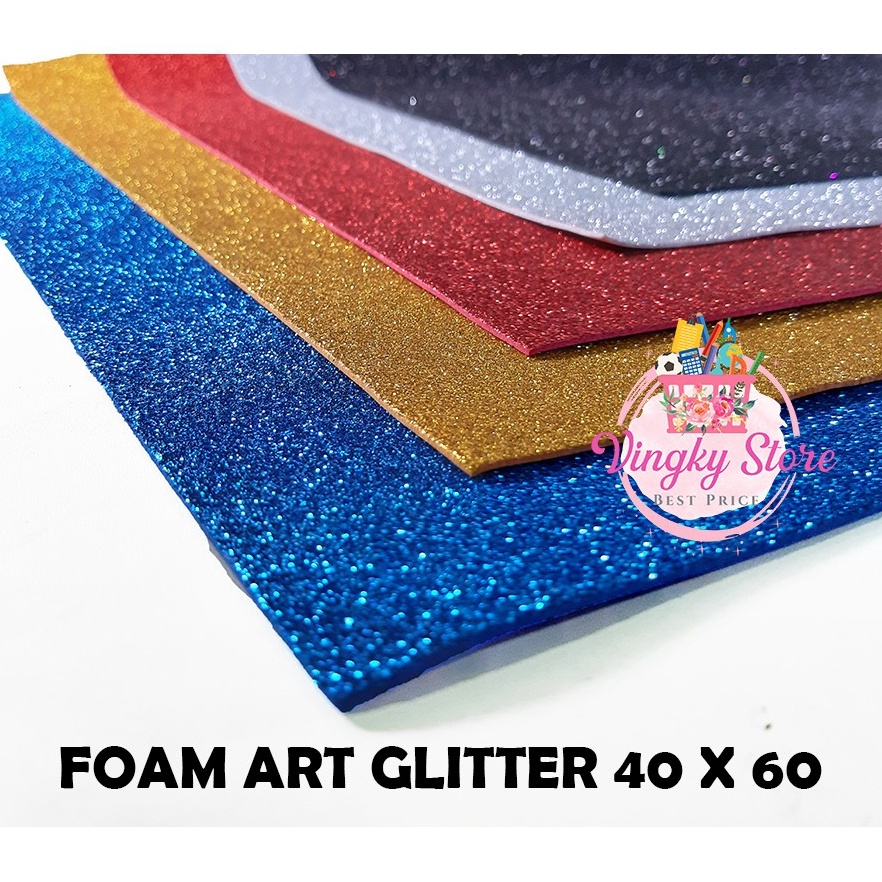 

Harga Kompetitif Foam Art Glitter 4 x 6 18mm Pilih 1 warna