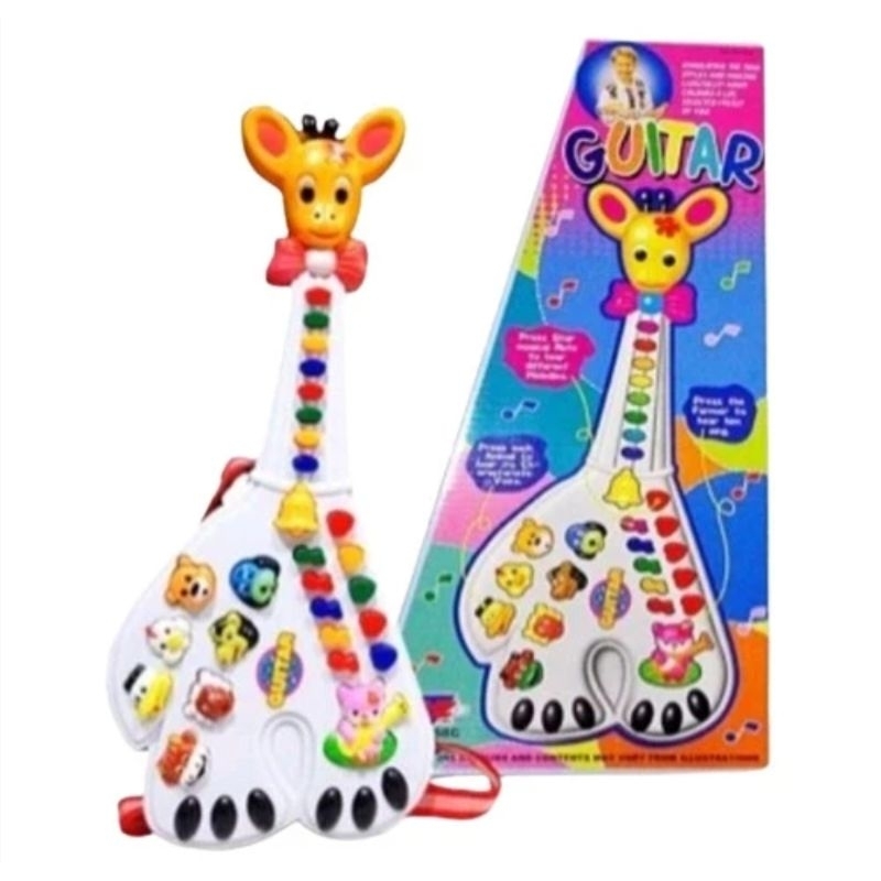 MAINAN PIANO MUSIK ANAK GAMBAR JERAPAH