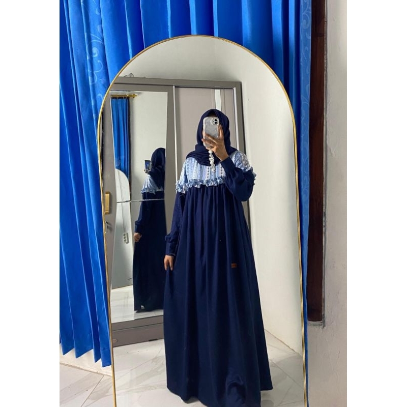 gamis rayon twill uniqlo by Al-ghizar fashion