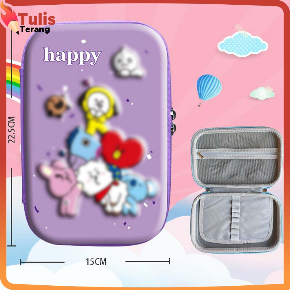 

Kotak Pensil Anak Sekolah 3D Karakter Kartun Gemoy / Tempat Pinsil Kotak Besar Alat Tulis Case Cartoon / Kotak Pensil Anak Alat Tulis Import Tulis Terang A82