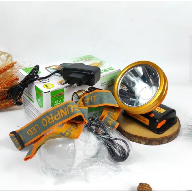 SENTER KEPALA SUNPRO 10W SL8803 CAHAYA KUNING/PUTIH