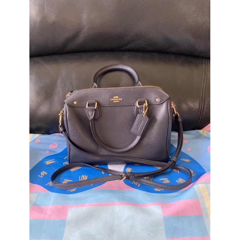 Coach Mini Bennet Navy Blue Authentic | Tas Selempang Preloved kulit asli