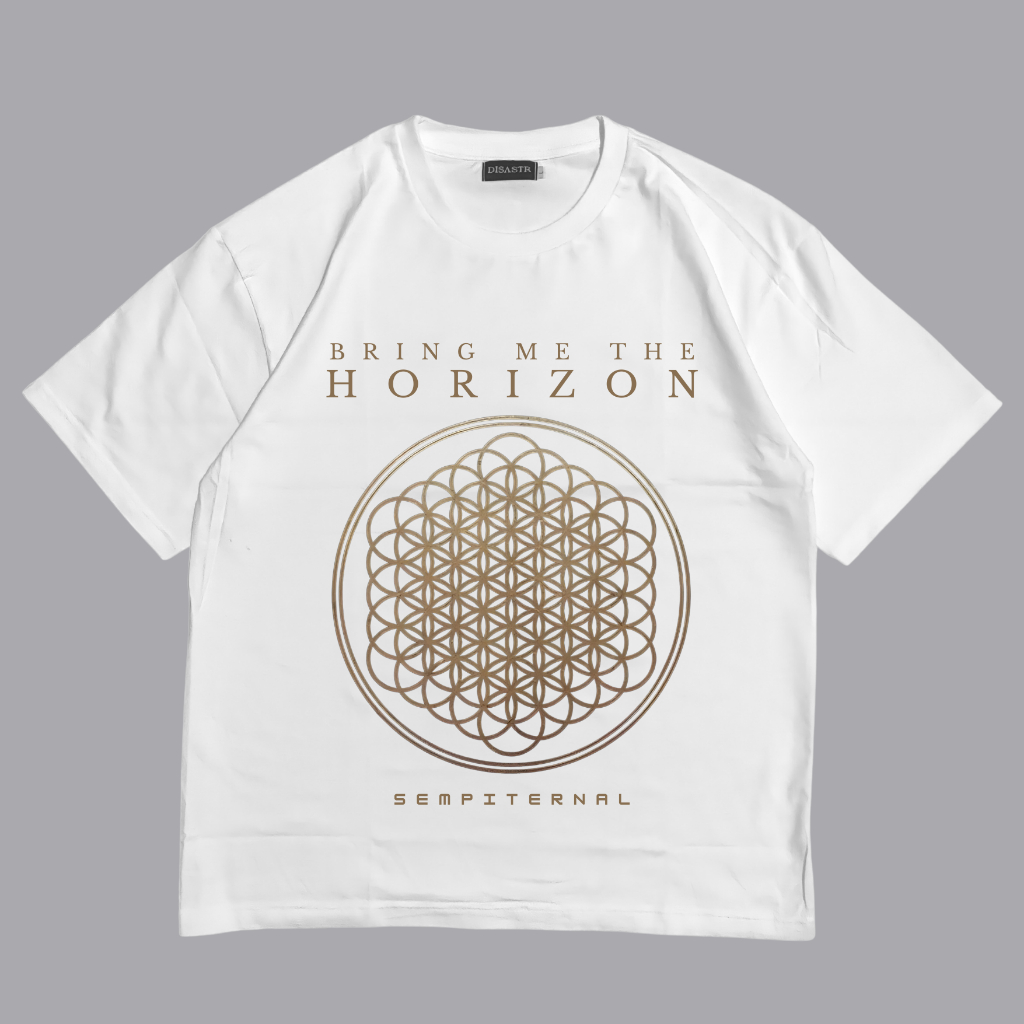 DISASTR Kaos Bring Me The Horizon BMTH Sempiternal White Tshirt
