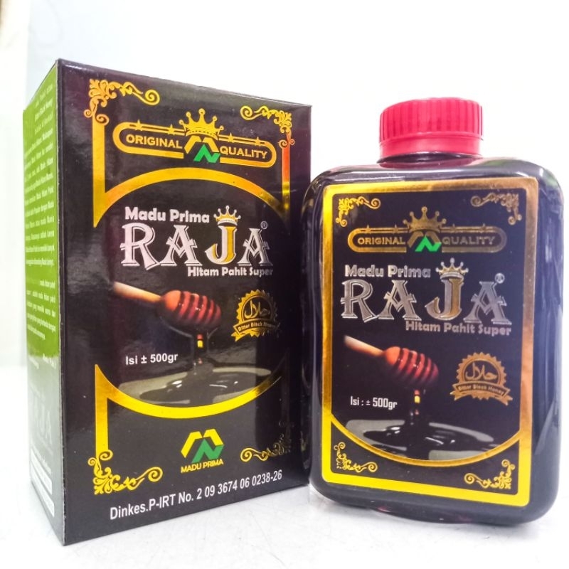 

Madu Prima RAJA Hitam Pahit Super 500 gram