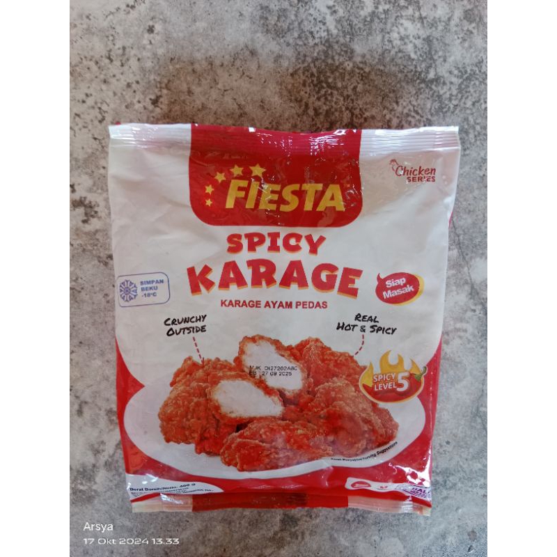 

[KEMASAN BARU] FIESTA SPICY KARAGE 400g