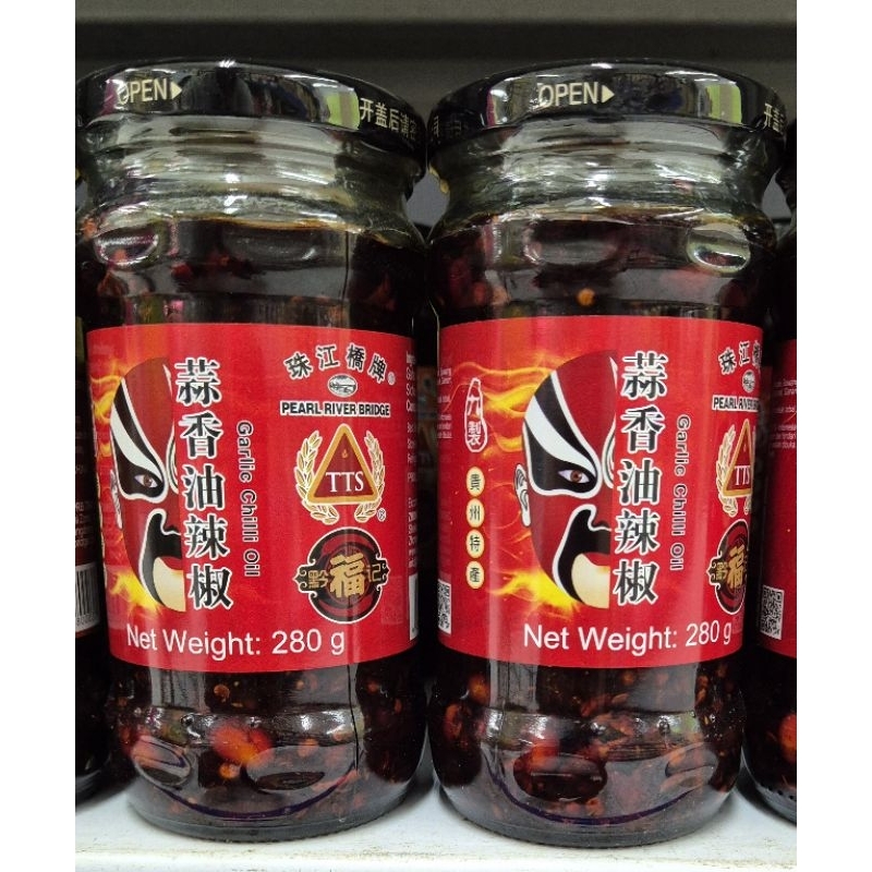 

Minyak Bawang Cabe PEARL RIVER BRIDGE TTS Garlic Chili Oil 280g - HM.
