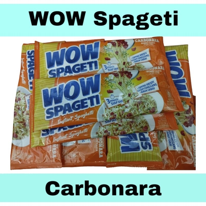 

Wow Spageti Oren - rasa Carbonara | harga satuan