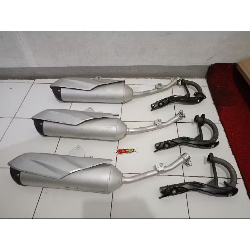 Knalpot ori klx dtracker150 kenalpot standar kawasaki KLX150 DTRACKER Original copotan cabutan asli 