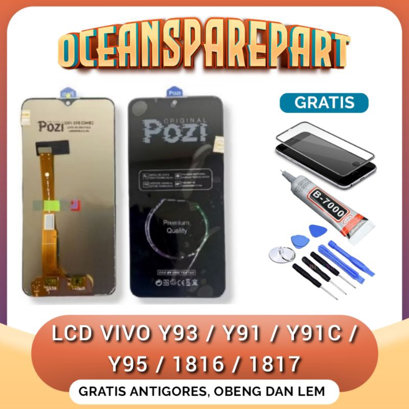 LCD VIVO Y93 / Y91 / Y91C / Y95 / VIVO 1816 / 1817 ORG POZI FULLSET TOUCHSCREEN