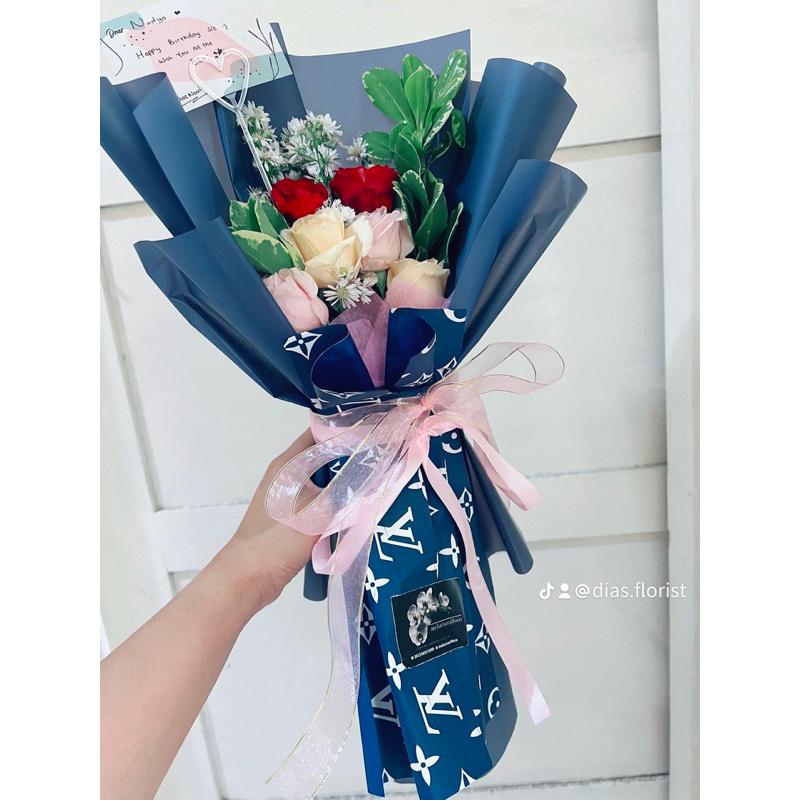 buket bunga hidup