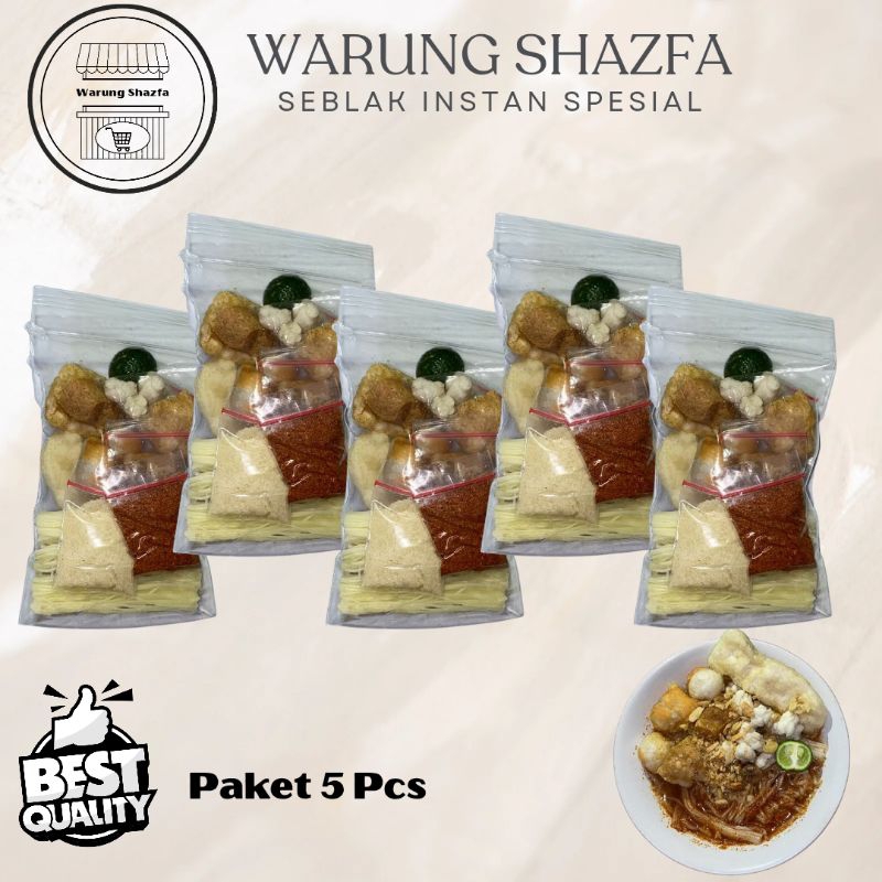 

CUANKI INSTAN KOMPLIT EXTRA MINYAK BAWANG / PAKET HEMAT 5 PACK