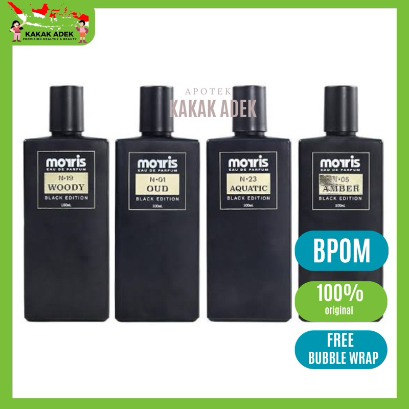 Morris Eau De Parfume Black Edition 100ml Parfume Pria