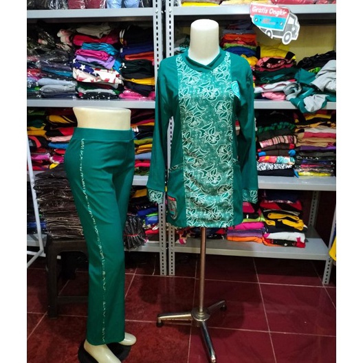 DISCOUNT TODAY terima jahit seragam senam PKK baju batik PKK senam pkk seragam pkk muslimah grup pkk