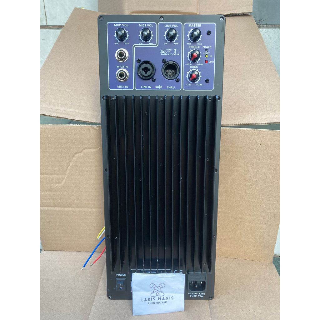Kit Power Speaker Aktif Monitor Floor Model Huper 1000 Watt 40x16 cm Original Travo Toroid