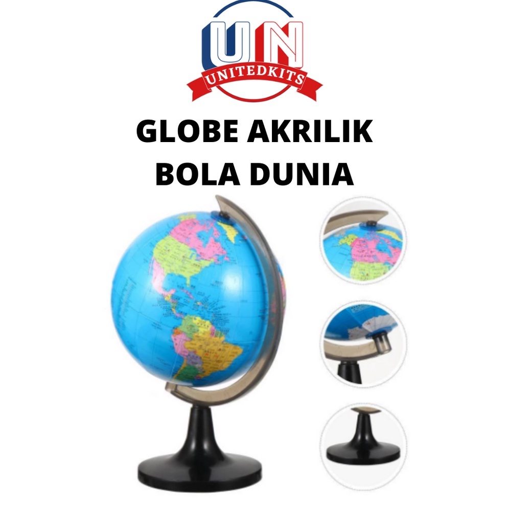 

ART A4T GLOBE AKRILIK BOLA DUNIA 214CM PETA BULAT PLANET BUMI ATLASEDUKASI GEOGRAFI UNITEDKITS