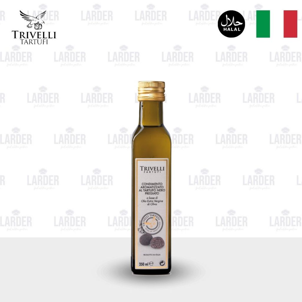 

TRIVELLI Black Truffle Oil 250ml Italian Truffle Oil / Minyak Truffle Hitam