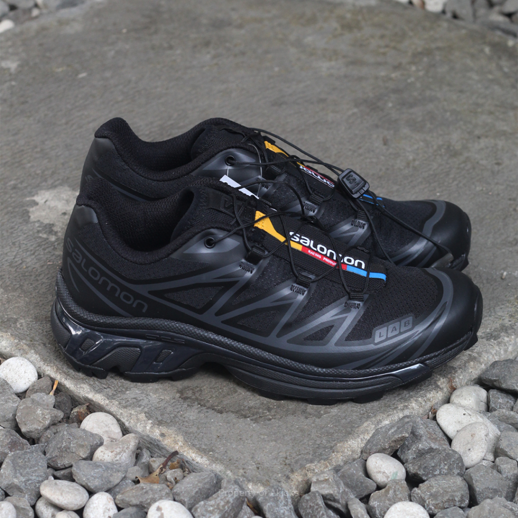 Sepatu Sneakers Salomon XT-6 Black Phantom S/LAB ADV | 100% Authentic