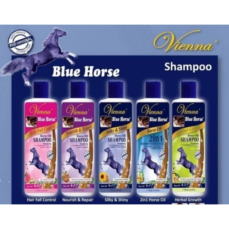 SHAMPOO VIENNA BLUE HORSE BPOM
