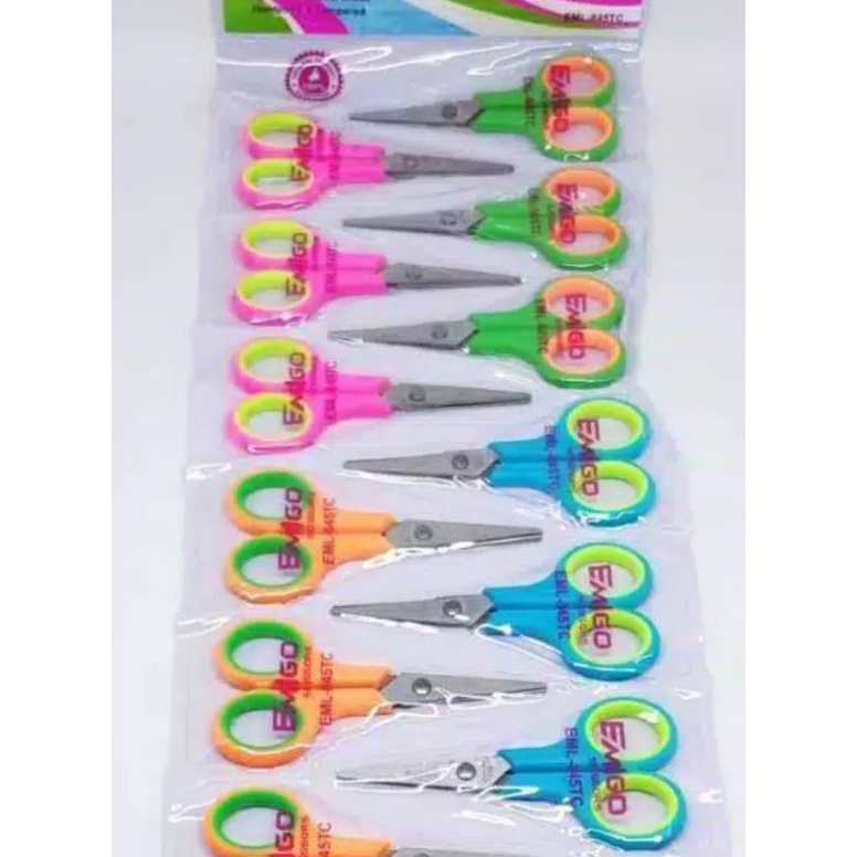 

ART B9H6 Gunting Renteng Warna Isi 12 pcssatu lusin gunting