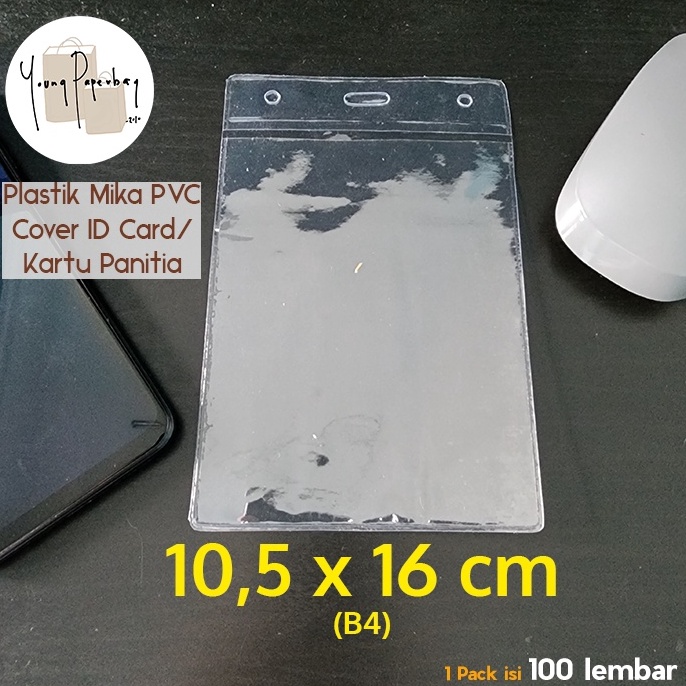 

ART A9W8 Kantong Plastik Mika Cover Nametag Panitia ID CARD Uk 15 x 16
