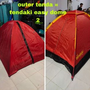 Grosir Murah outer tenda cover tenda khusus tendaki cotrek forester 2p pintu depan bonus pasak BUKAN