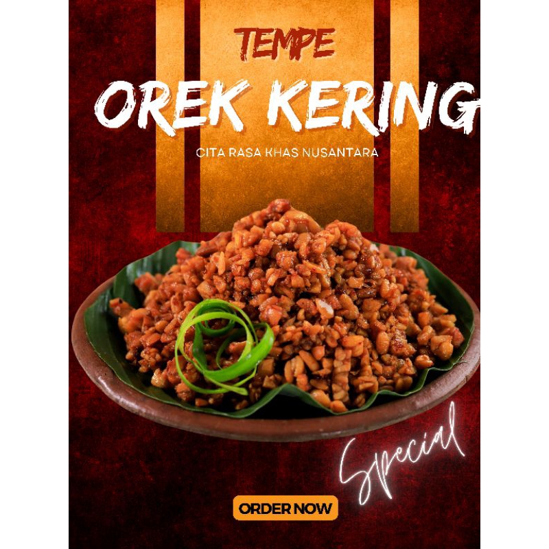

Tempe Orek Kering Makanan Siap Saji Tahan Lama