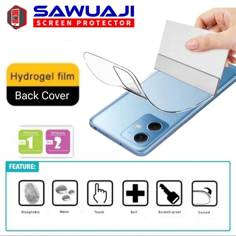 Antigores Hydrogel Body Belakang Antijamur Xiaomi Note 13/13 Pro 4G/13 Pro 5G/Note 12/12 Pro 4G/12 P