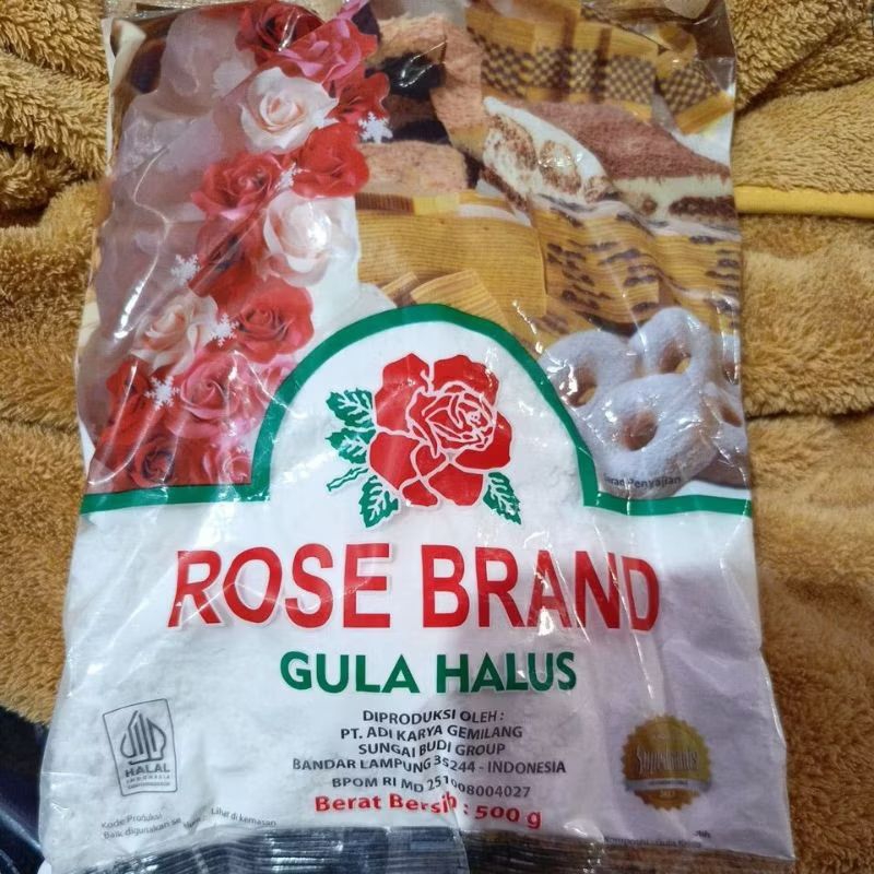 

ROSE BRAND GULA HALUS ISI 500GRM