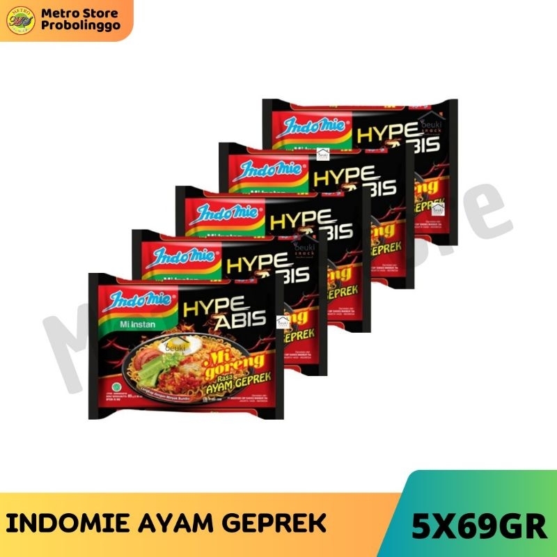 

INDOMIE GORENG AYAM GEPREK ISI 5 100% ASLI