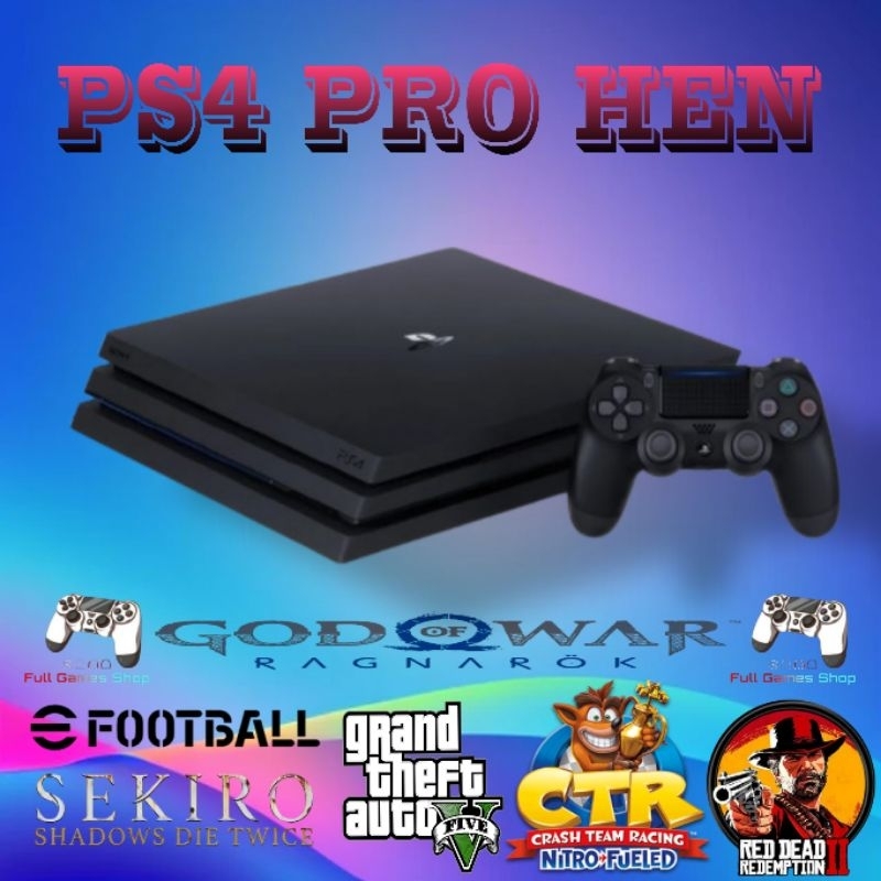 Ps 4 ps4 pro hen cfw hdd 1 tera harddisk 1tb playstation