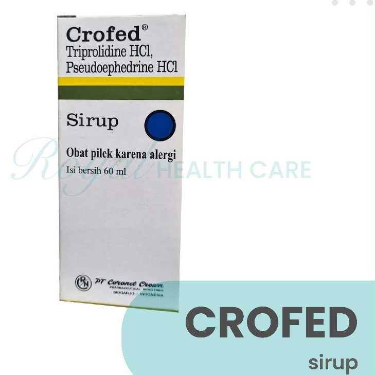 CROFED SIRUP 60 ML Untuk Meredakan Pilek