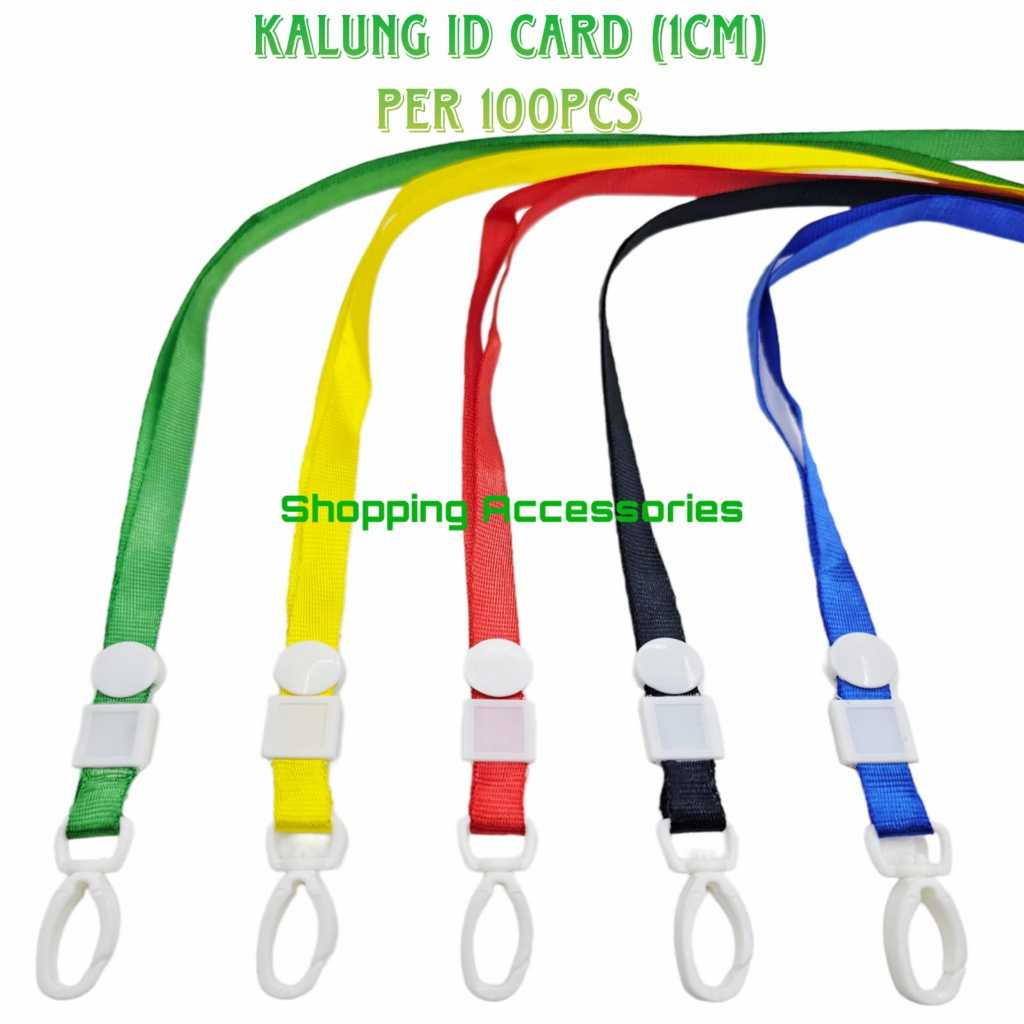 

Tali lanyard tali ID card serat poliester Tali tag nama ID card / Tali Lanyard Tali Name Tag Kait