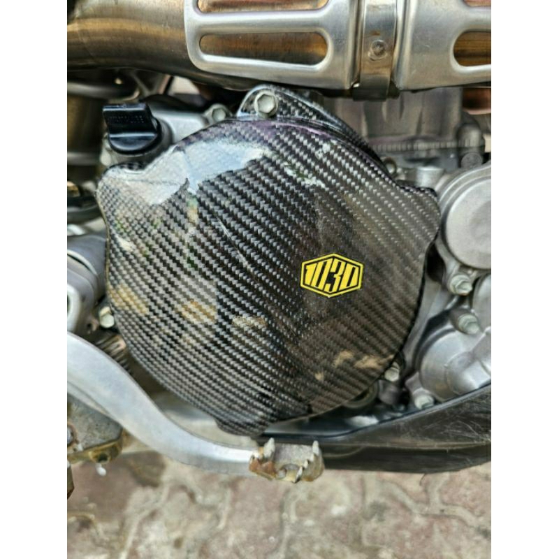 COVER BLOK MESIN CARBON YZ 250F YZ250 FX 2020 - 2023