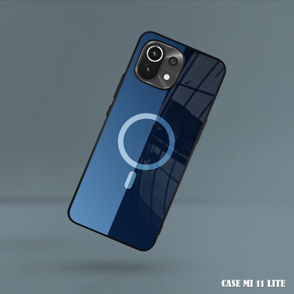 CUSTOM Softcase GLOSSY Xiaomi Mi 11 Lite | Mi11 | FR16 MOTIF LOGO APPLE IPHONE | Case Glossy HD