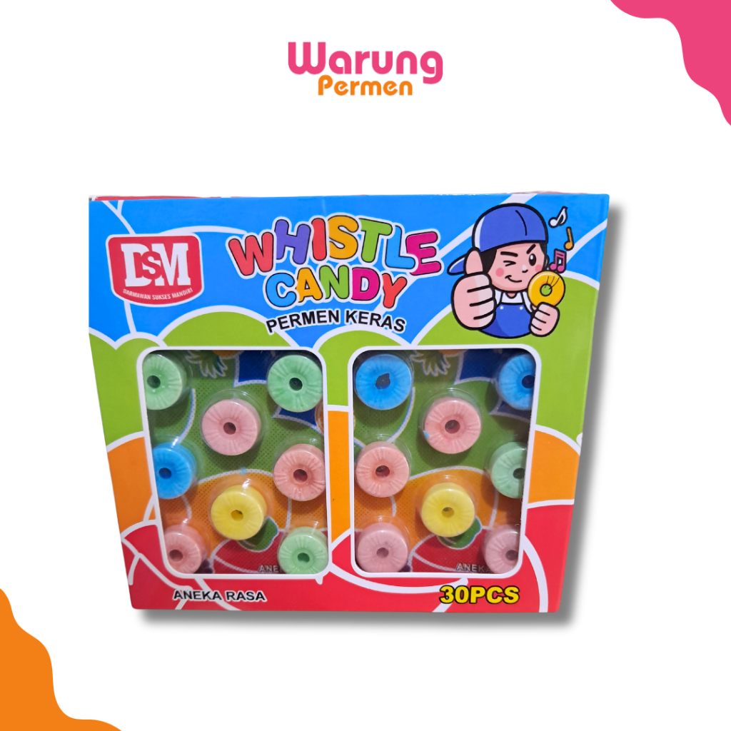 

Permen Peluit Jadul Warna Warni 10 Pcs / Whistle Candy / Permen Priwitan Pluit Tiup Siul Rasa Buah