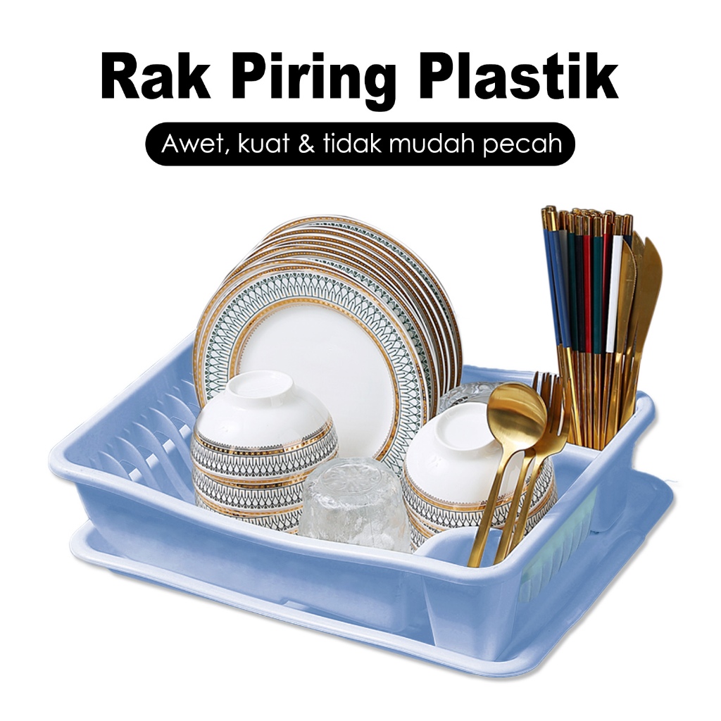 Tempat Pengering Cuci Piring Gelas Sendok – Rak Piring Tempat Piring Basah Serbaguna - Rak Piring Pl