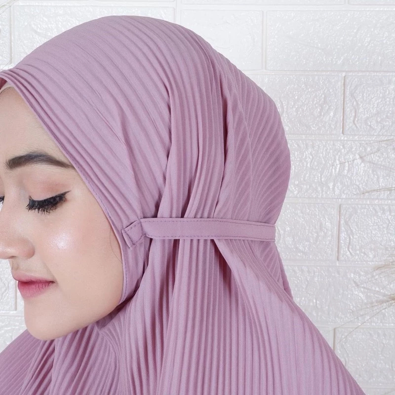 WALFASHION- KEPRI-KERUDUNG BERGO FULL PLISKET / KERUDUNG BERGO MARYAM PLISKET / KERUDUNG BERGO PLISK